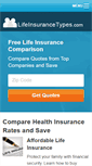Mobile Screenshot of lifeinsurancetypes.com